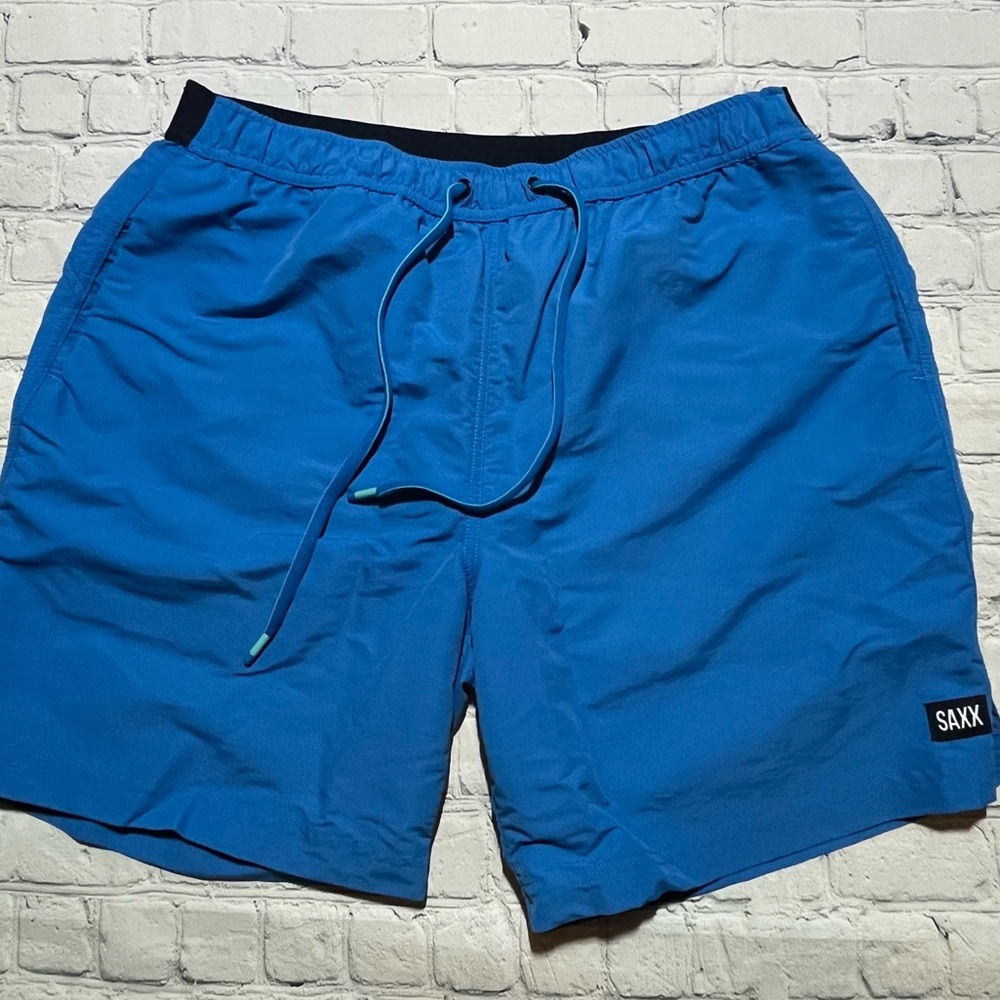 Saxx Cannonball 2N1 Swim Trunk Size M 7” inseam